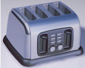 China 1300W 50Hz Stainess Steel 4 Slice Toaster Oven , Electric Toasters BH-026 wholesale