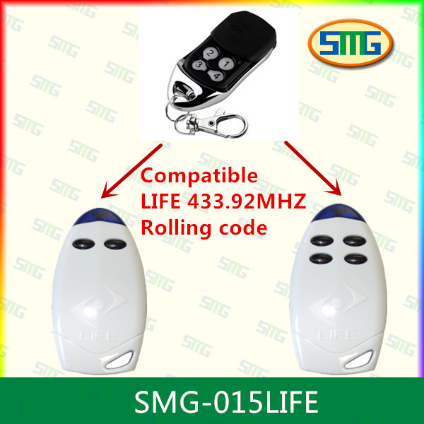 China Italy LIFE rolling code compatible remote, LIFE 433mhz replacement remote wholesale