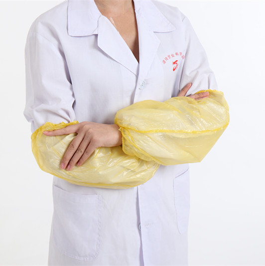 Food Industry Plastic Arm Sleeve Protectors 22*40cm Dustproof
