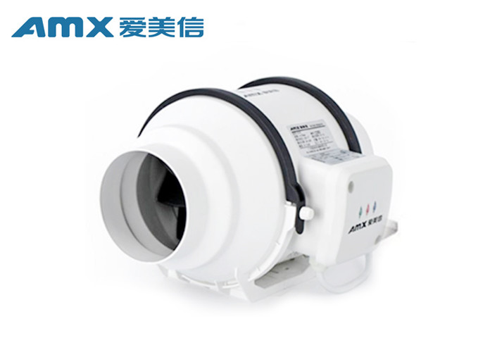 China High Static Pressure 4 Inch Inline Duct Fan , Circular Exhaust Fan For Office wholesale