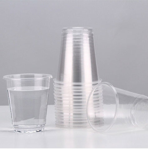China 100 Disposable Clear Plastic Cups 7 oz Birthday Wedding Party Glasses Drinking wholesale