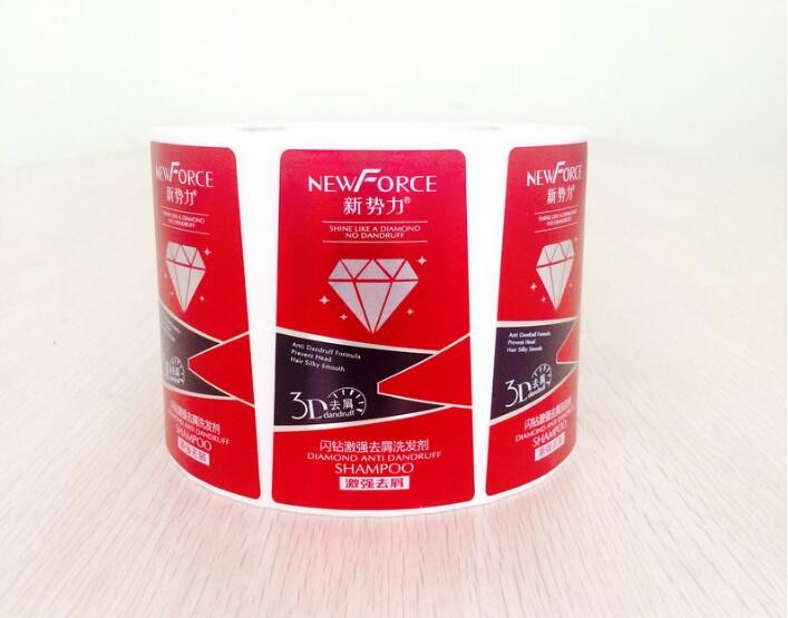 China Anti Counterfeit Self Adhesive Labels Permanent Adhesive Glossy / Matte Lamination on sale
