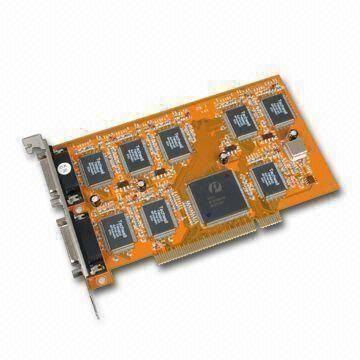 China DVR PCI Video Card, Supports Plug-and-play Function and PAL/NTSC wholesale