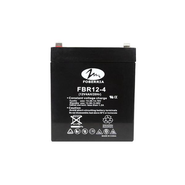 China AGM 4ah 12 Volt Sealed Lead Acid Battery Backup Power 1.36kg wholesale