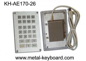 China USB or PS/2 Interface Industrial Metal Keypad , 26 Keys Numeric Keypad wholesale