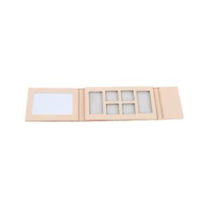 China Empty Eco Friendly Baked Eyeshadow Palette 6 Colors PMS Color With Glass Mirror wholesale