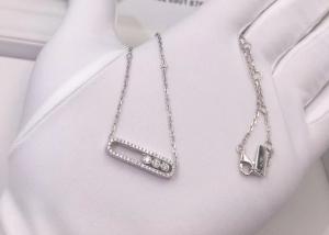China customized 18K White Gold Necklace wholesale
