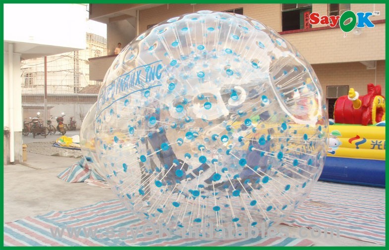 Quality Promotional Inflatable Sports Games Gaint Body Zorb Ball 2.3x1.6m for sale