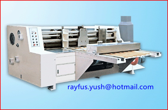 China Rotary Slotting Machine Vacuum Suction Back Kick Feeding Electrical Combined Adjustment on sale