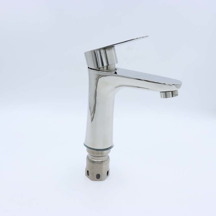 Brushed Silvery Bathroom Shower Faucet Wide Mouth Bath Shower Tap