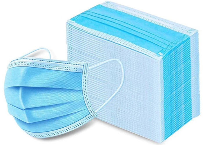 China Easy Carrying Disposable Medical Mask , Disposable Non Woven Face Mask wholesale
