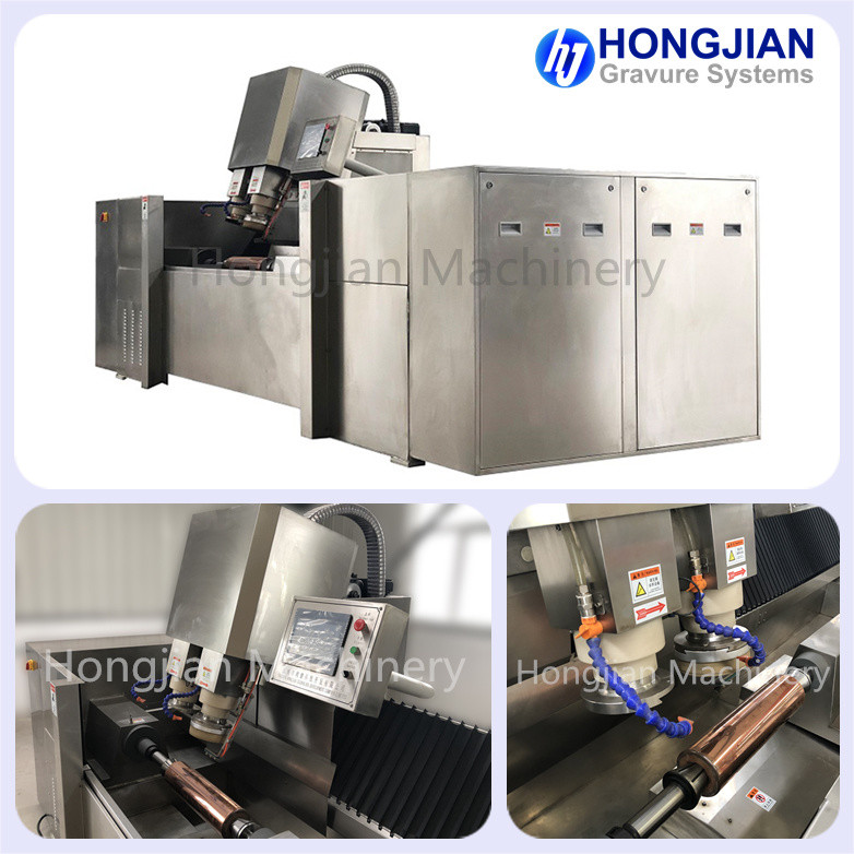 China Stone Polishing Grinding Machine for Gravure Printing Plate Making Copper Plated Gravure Cylinder Finishing Machine wholesale