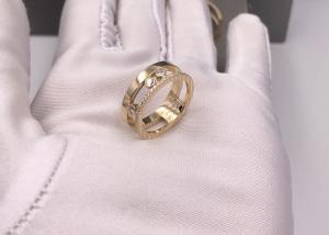 China Glossy Messika Stylish Certified Moving Diamond Ring For Wedding wholesale
