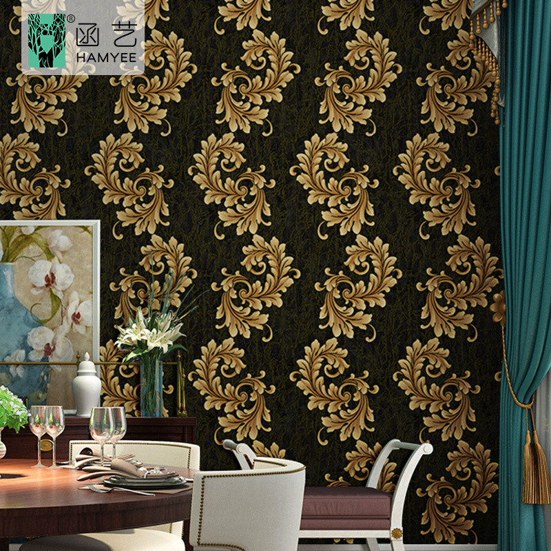 China 3D Non Woven Wallpaper Moisture Proof 1.25kg/Roll For Living Room wholesale