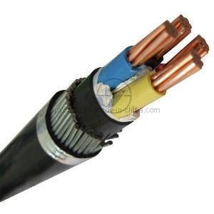 China 0.6-1KV YJV32 PVC Sheath Electric Cable CU/XLPE/PVC SWA XLPE Insulated Armored Cable wholesale