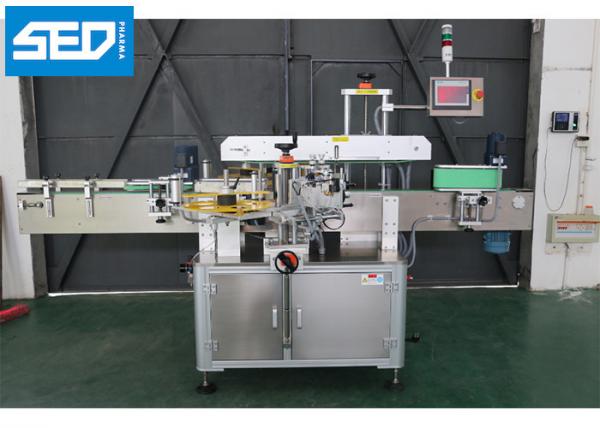 Quality SED-STB 220V 50HZ Single Phase Self Adhesive Sticker Labeling Machine Square Bottle Double Side Label Applicator for sale