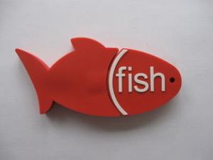 China Soft PVC fish shape Customized USB Flash Drives 1GB, 2GB, 4GB memory sticks (MY-U225)  wholesale
