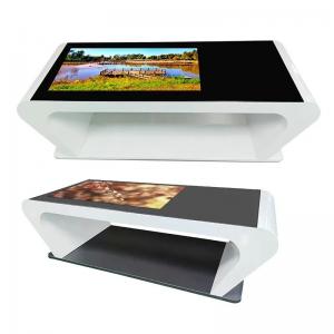 China Interactive Touch Screen Coffee Table With Wireless Charge Capacitive Touch Screen Android Os on sale