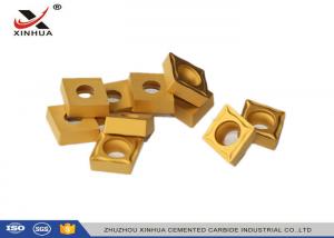 China CCMT120408 Hard Metal Cemented Carbide Cutting Inserts For Lathe Holder wholesale