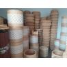 Buy cheap Natural Straw Household Storage Stool Grass Bamboo Woven Ottoman Box Eco from wholesalers
