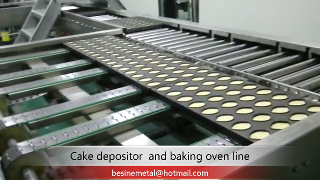 Buy cheap OBAKING Automatic cake production lines ,muffin depositor, cake production line from wholesalers