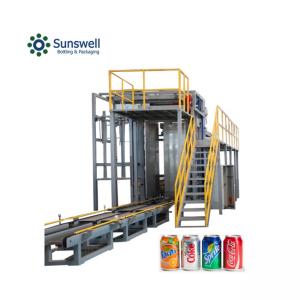 China High Level Empty Tin Can Depalletizer Machine 3100mm For Canning Line wholesale