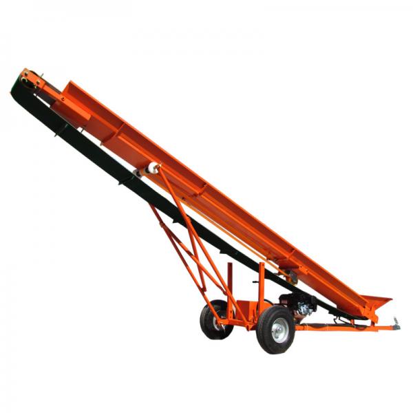 Quality Heavy Duty Elevator Belt Conveyor For Wood Chips Hay for sale