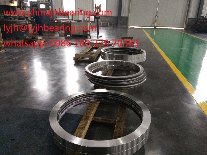 China  RKS.161.14.0744  crossed roller Slewing bearing with external gear ,674x838.8x56 mm for sale