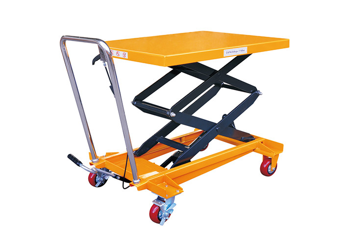 China PTDS350A Double Scissors Hydraulic Table Lift Loading Capacity 350Kg for sale