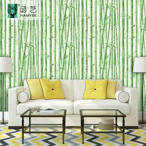 China PVC Bamboo Self Adhesive Wallpaper Backsplash Cabinets Shelf Liner Paper wholesale