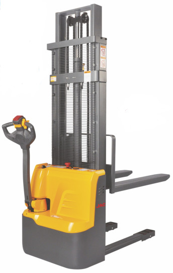 China Warehouse Electric Pallet Jack Stacker , 1 Ton Pallet Stacker Forklift 3M Lift Height wholesale
