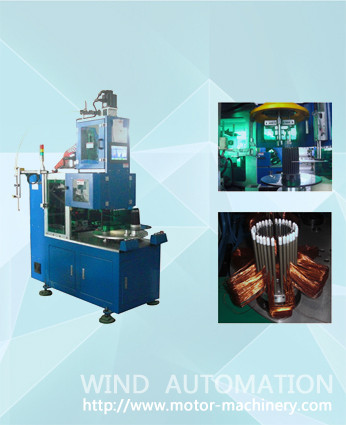 Induction motor pump stator automatic coil winding  making machine with servo system