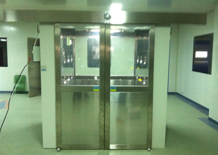China Three Side Blowing Stainless Steel Pharmaceutical Cleanroom Air Shower System 380V 60HZ wholesale