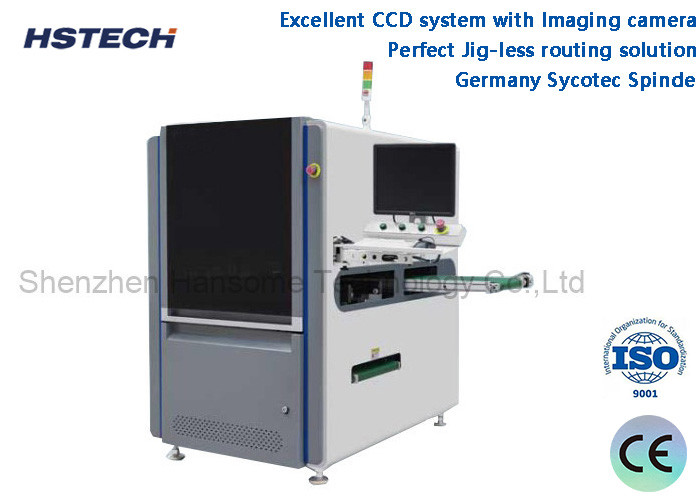 China Germany Sycotec Spinde Excellent CCD System With Imaging Camera Inline PCBA Router Machine on sale