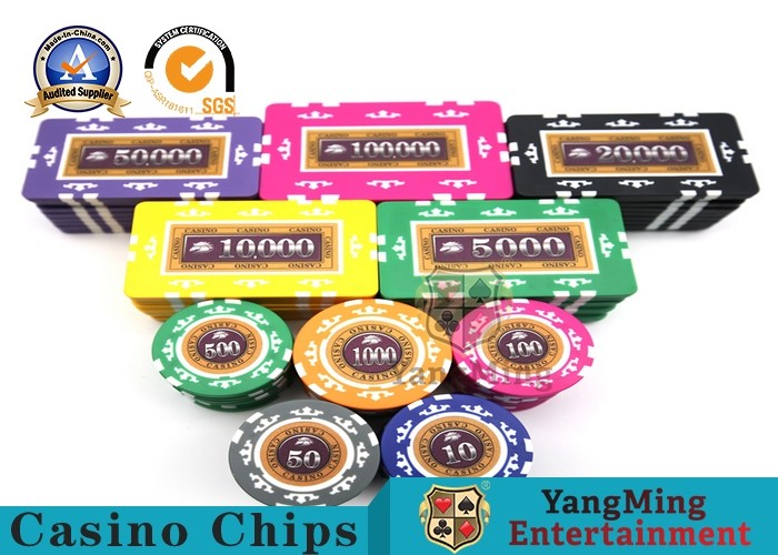 China Smooth Surface 13.5g 14 G ABS Clay Poker Chip Set Yangming / Poker Plaques Set wholesale