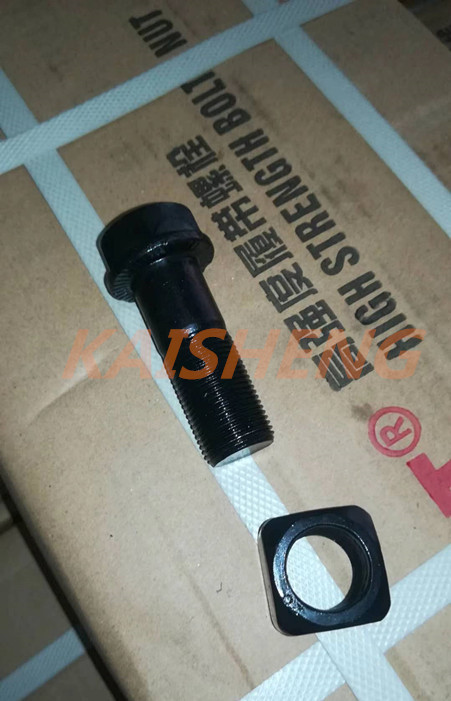 High Tensile Carbon Steel Track Head Bolts Hexagon Head excavator Chassis Parts for sale