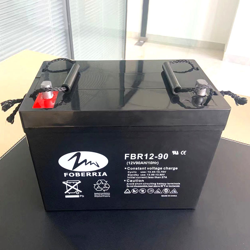 China 12V90Ah low discharge lead acid battery deep cycle battery systems for solar wholesale