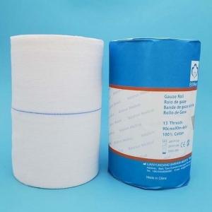 China 100% Pure Cotton High Absorbency And Softness Absorbent Cotton Gauze Roll For Hospital Use on sale