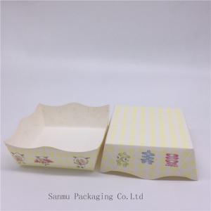 Heat Proof Square Paper Cupcake Liners / Cases Bread Cake Baking Mould Loaf Pan