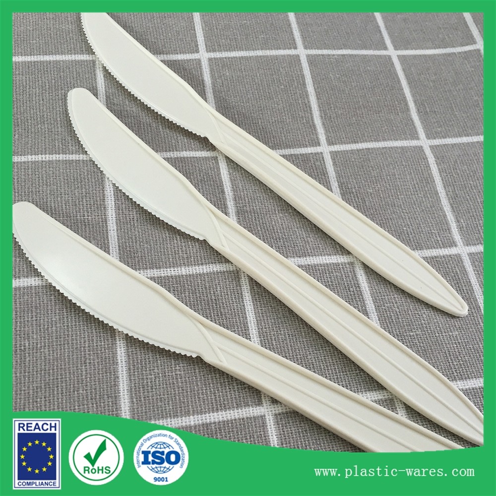 China disposable dinner knife corn starch biodegradable wholesale