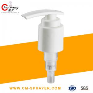 China 28-400 Silver PP Plastic Lotion Dispenser Pump Long Nozzle With Dip Tube Clip Switch wholesale