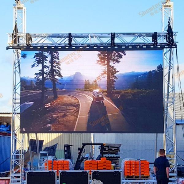 Quality Waterproof  P3.9 4500cd/M2 Outdoor Rental LED Display Panel Board 250 X 250MM for sale