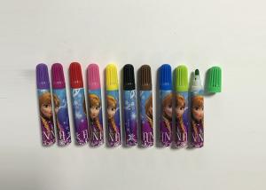 China 12 colored felt tip water color pen  colorful marker pen  printed water color fineliner marker pen wholesale