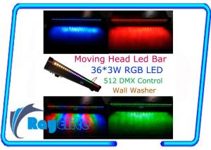 China Indoor 3 in 1 RGB LED pixel bar , Linear Wall Washer with full color mixing with smooth dimming curve wholesale