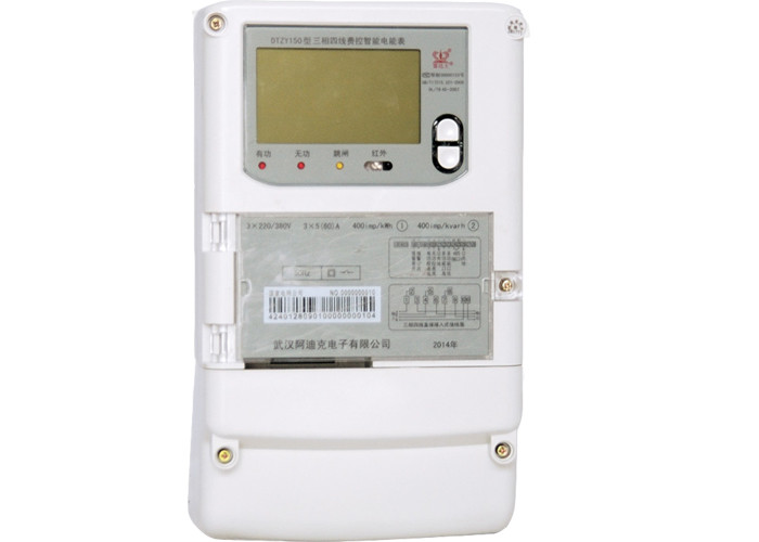 High Accuracy Lora Smart Meter Three Phase Four Wire For AMR / AMI System