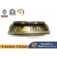 China Baccarat Custom Single Layer Locked Acrylic Chips Tray for sale