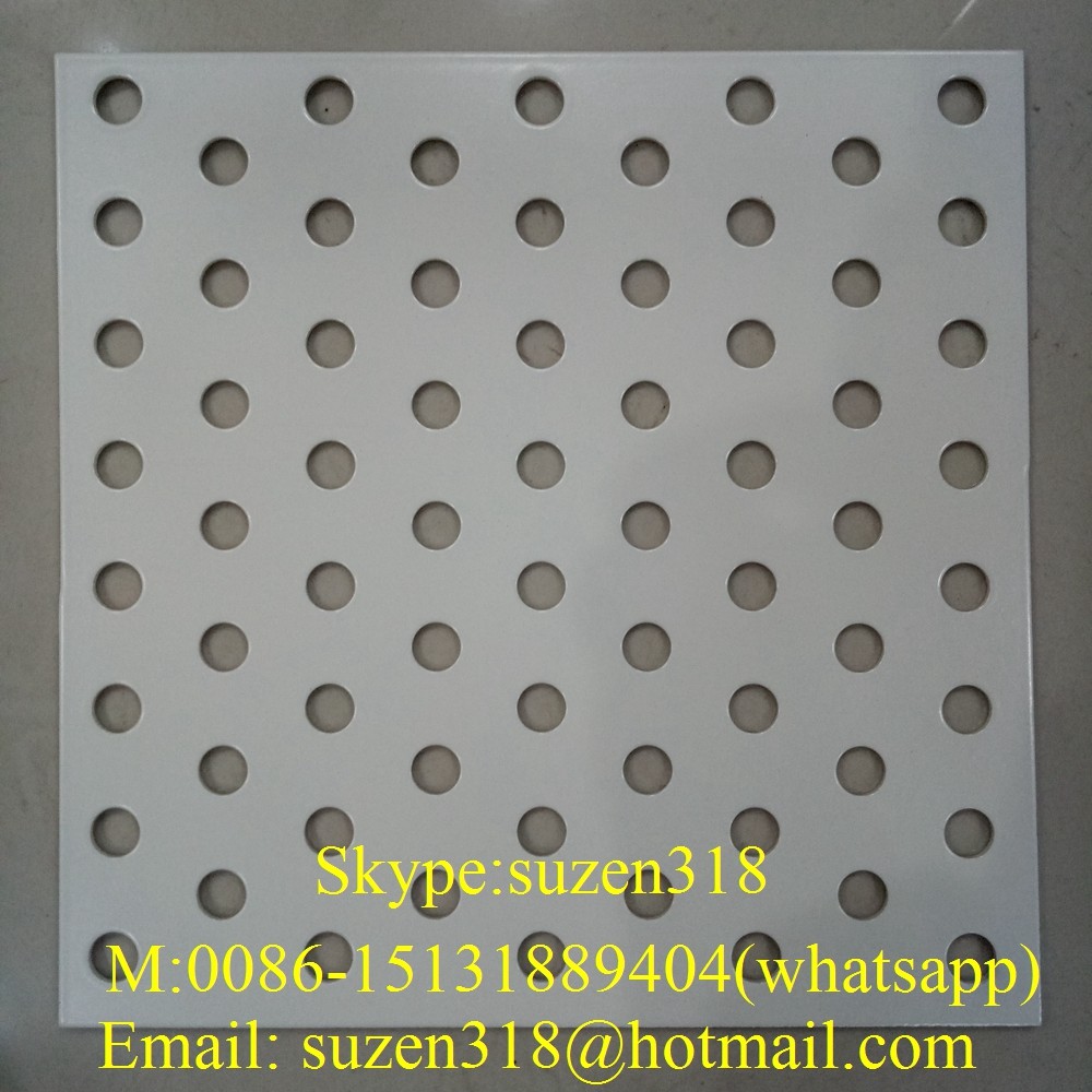 China 1/4 inch perforated aluminum sheet round hole / metal panels perforated building wholesale