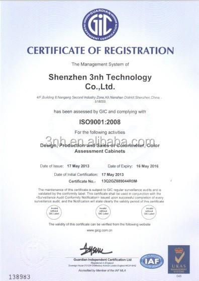 3NH YH1000 Light Transmittance Meter Haze Meter ASTM D1003 Standard