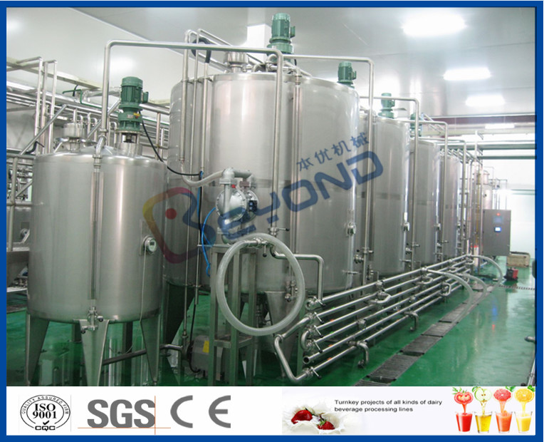 Soft Drink Beverage Industry Carbonated Water Plants , Full Automatic Energy Drink Production Line
