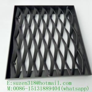 China factory price powder coated expanded aluminium wall cladding mesh wholesale